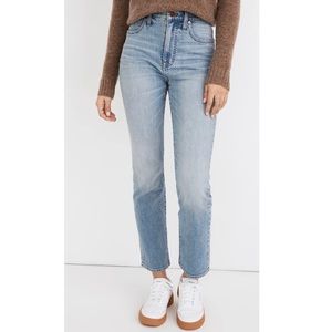 Madewell Slim Demi-Boot Jeans in Denis Wash